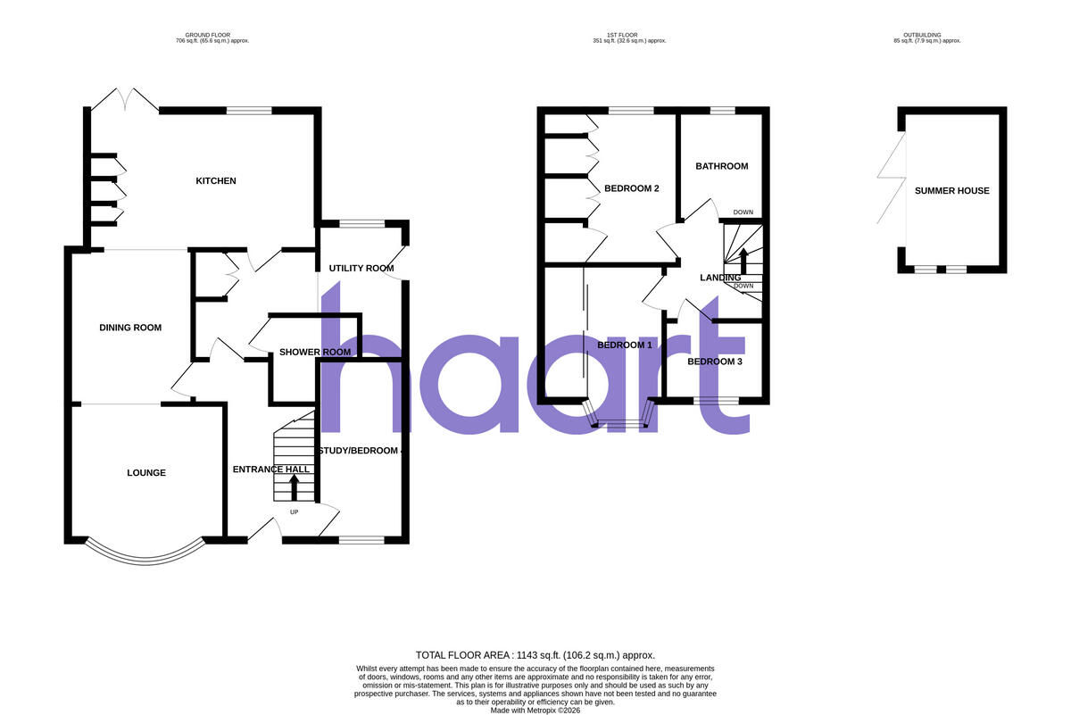 Broomfield Road, Chelmsford floorplan