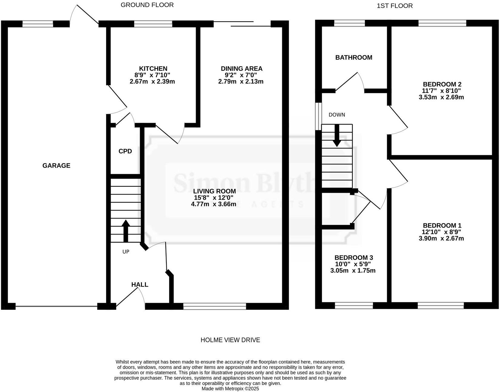 Holme View Drive, Upperthong, HD9 floorplan