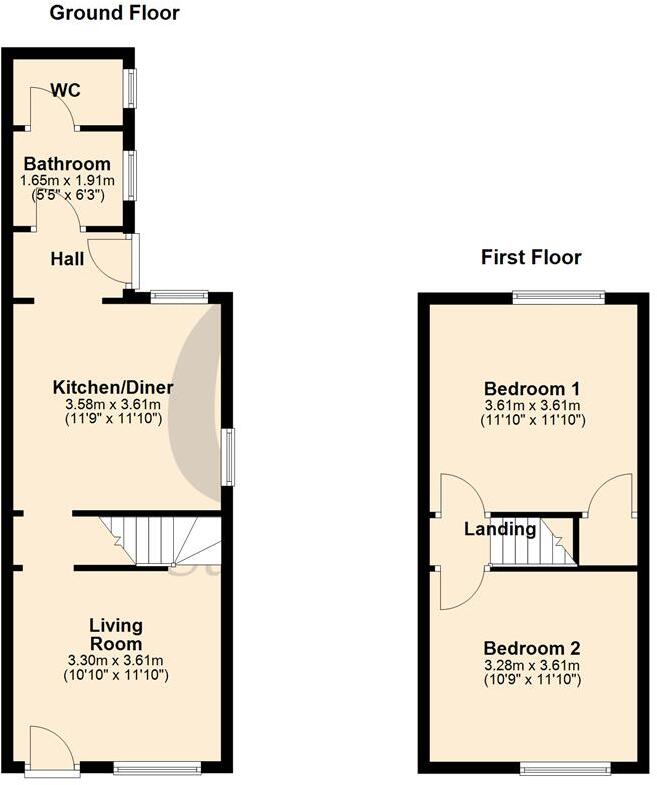 New Street, Great Wyrley floorplan