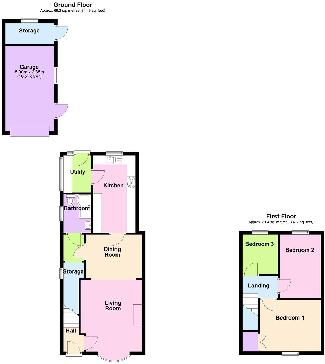 Rectory Street, Epworth, DN9 floorplan