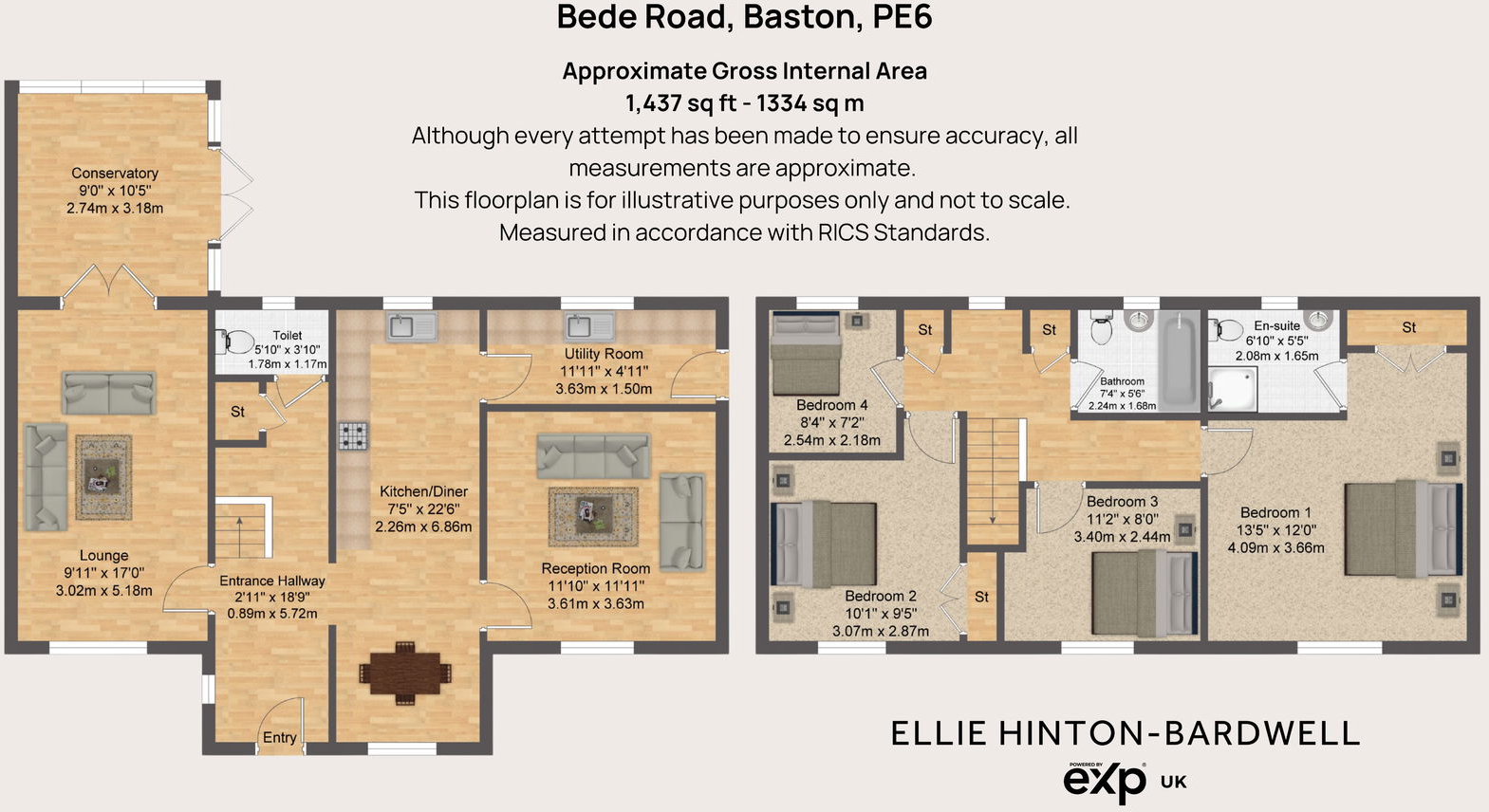 Bede Road, Baston, PE6 floorplan