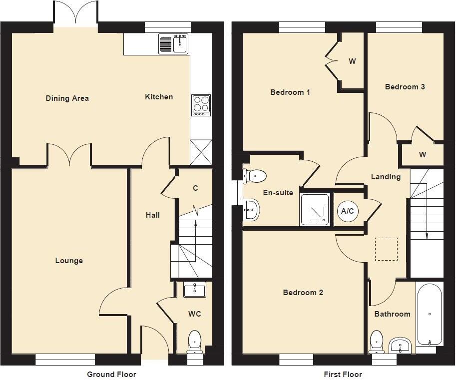Plot 10, The Blackthorn, Valley View, Harleston floorplan