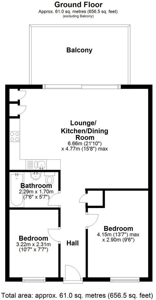 North Military Road, Dover, CT17 floorplan