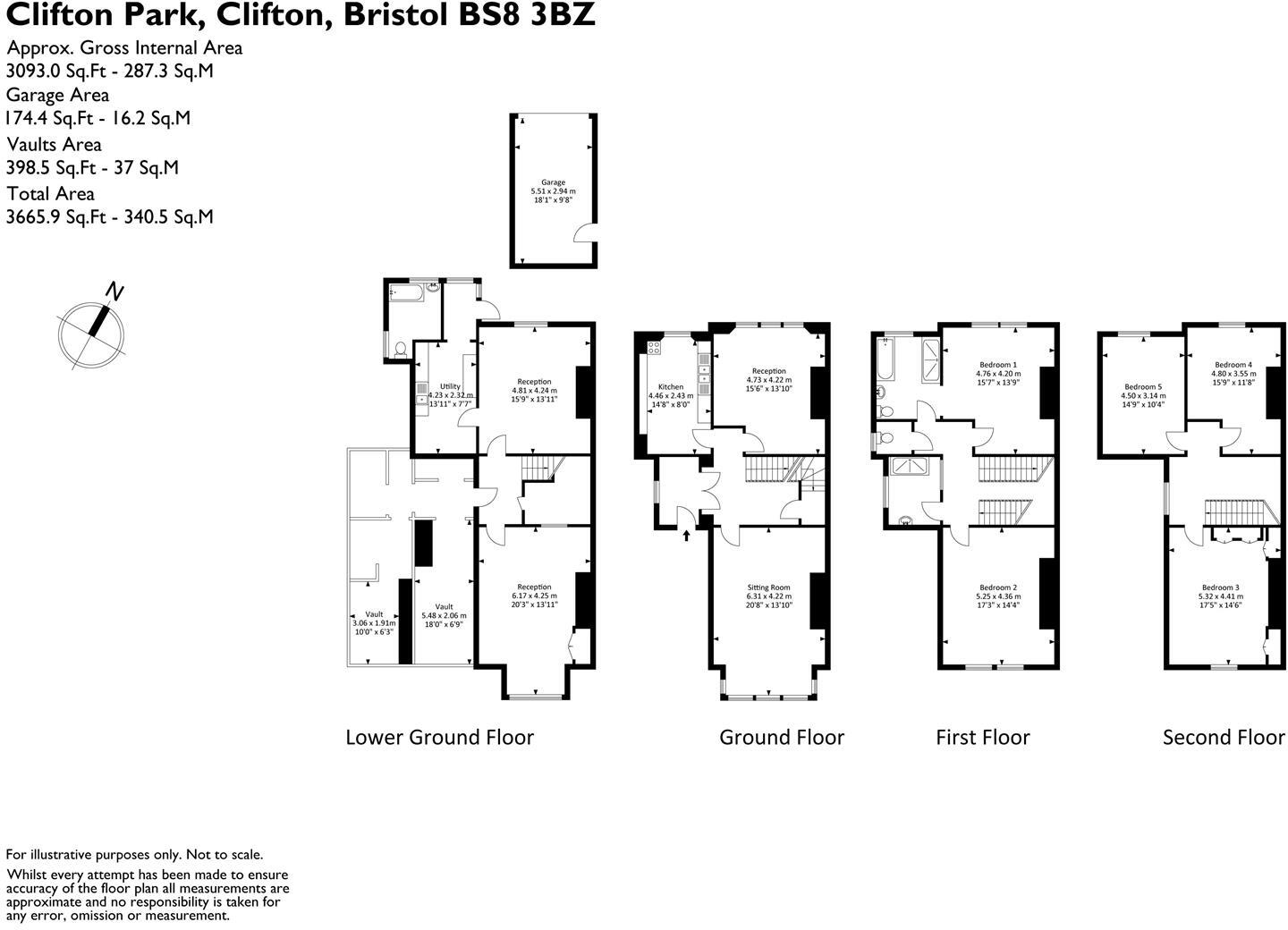 Clifton Park, Clifton, Bristol, BS8 floorplan