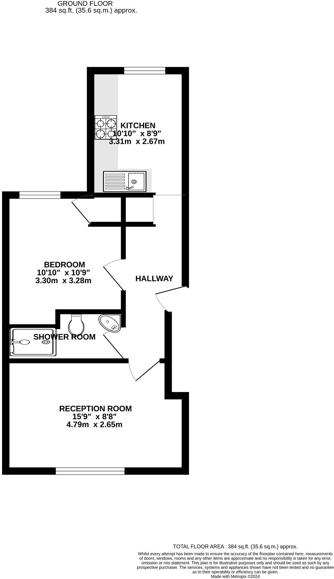 3, Richmond Road, Malvern, Worcestershire, WR14 1NE floorplan