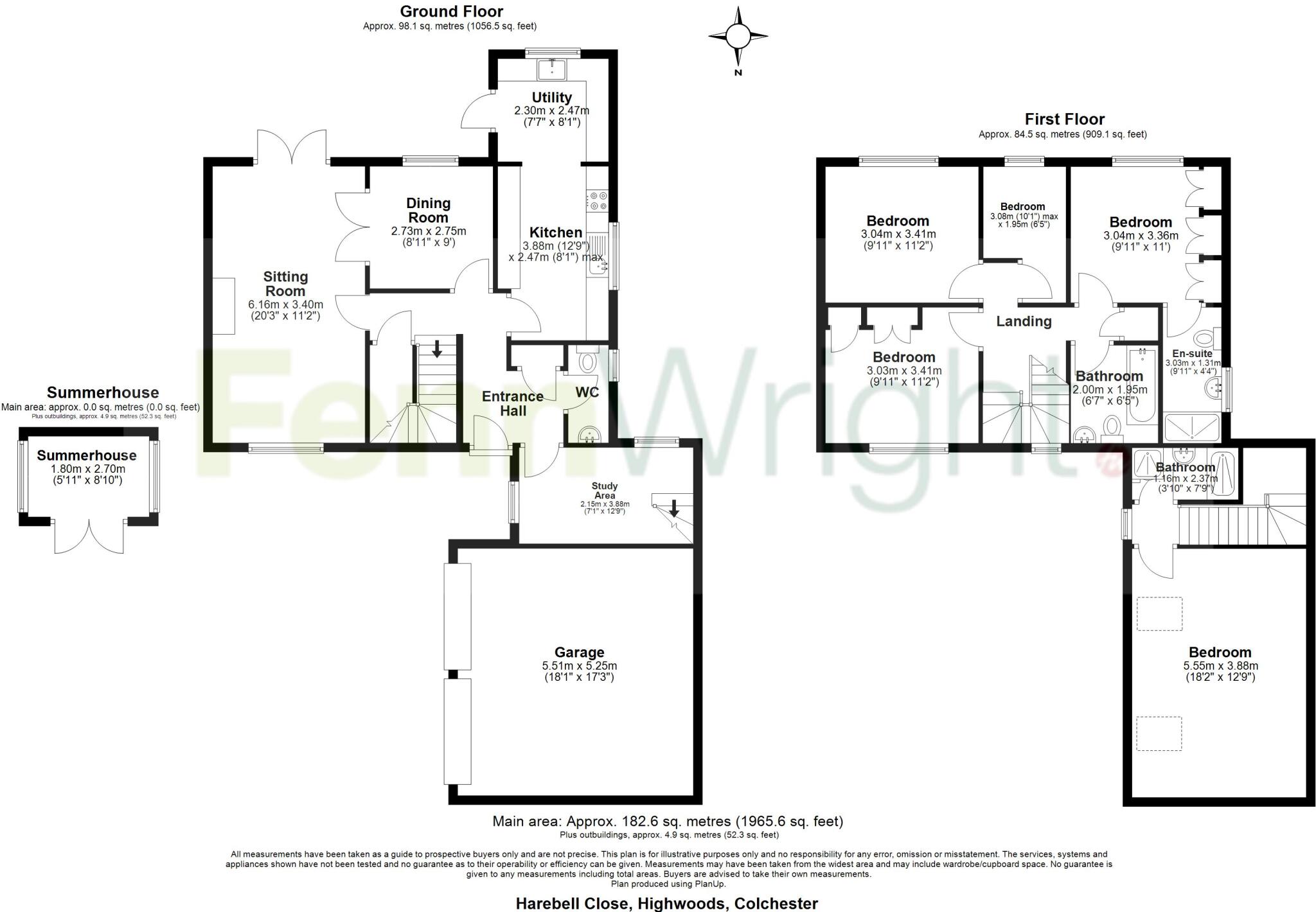 Harebell Close, Highwoods, Colchester, Essex, CO4 floorplan
