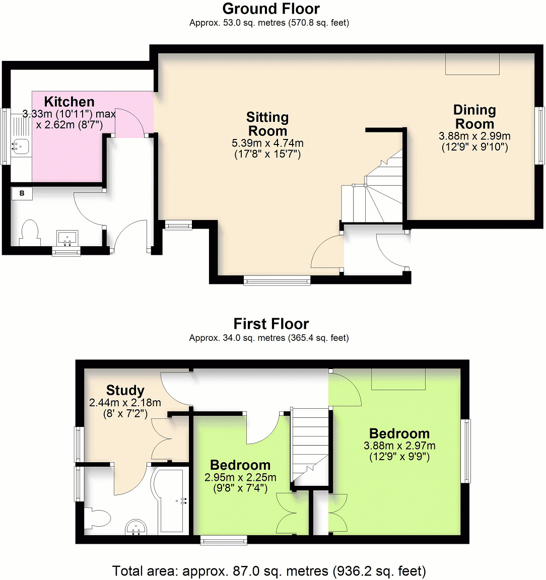 Dawnay Road, Great Bookham floorplan