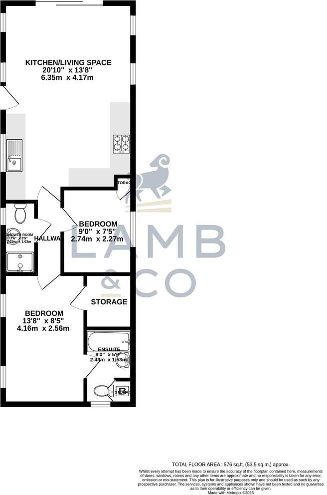 Leisure Glades Park, St Osyth floorplan