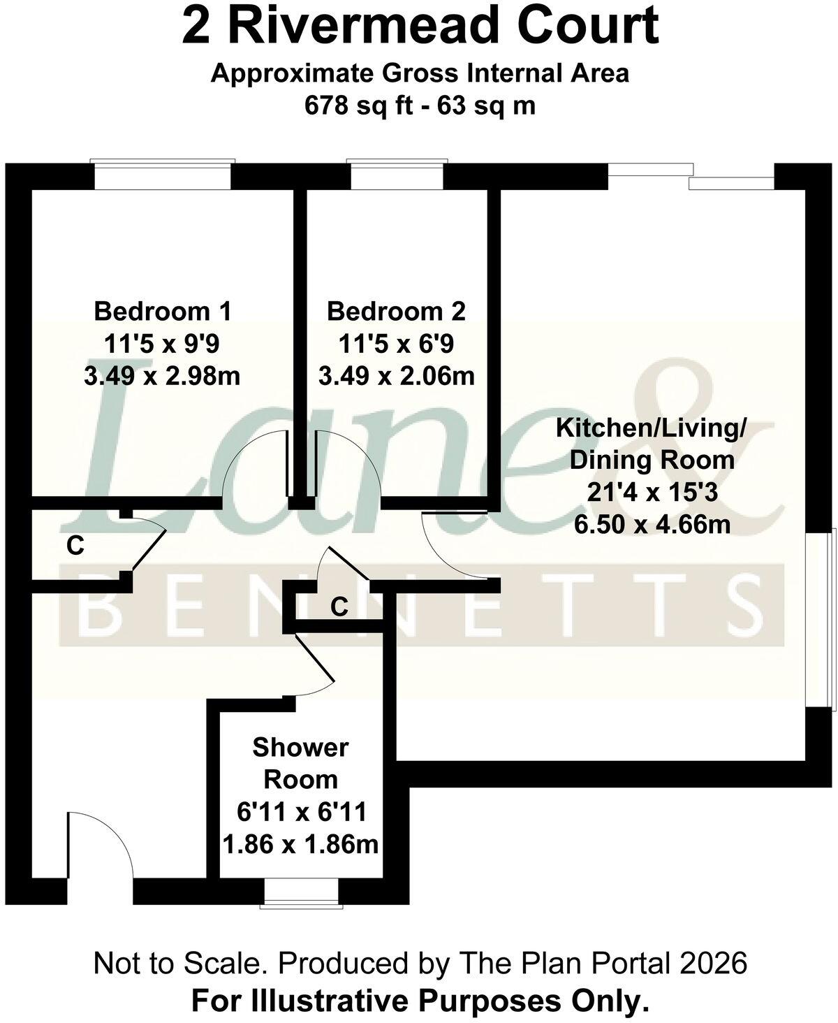 Ivel Close, Langford, Biggleswade, SG18 floorplan