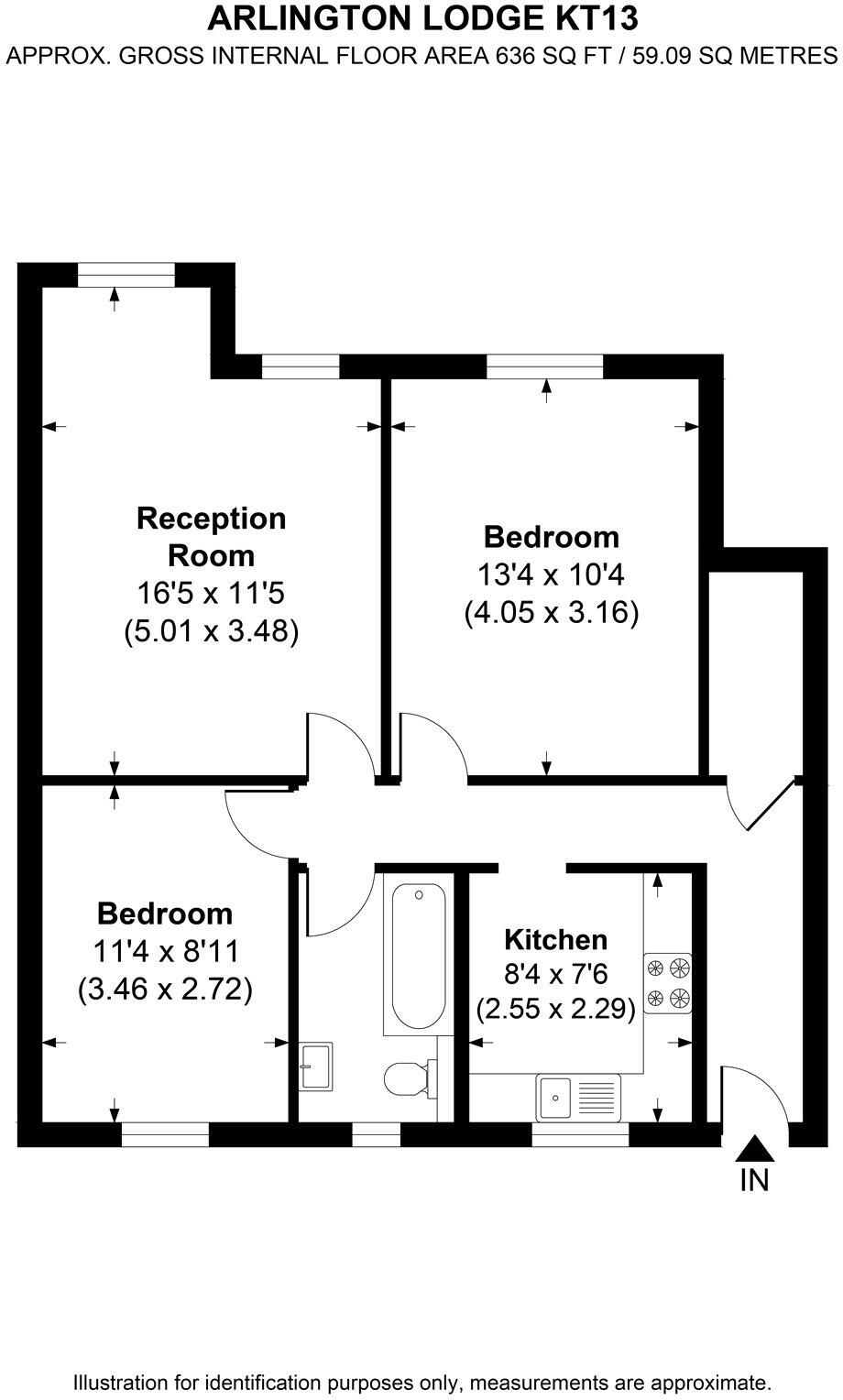 Arlington Lodge, Monument Hill, Weybridge, KT13 floorplan