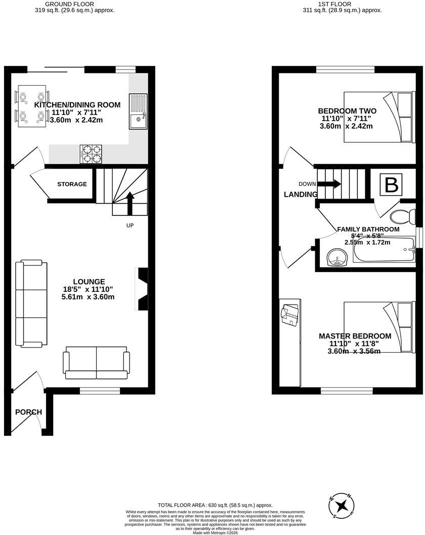 Aspendale Close, Longton, Preston floorplan