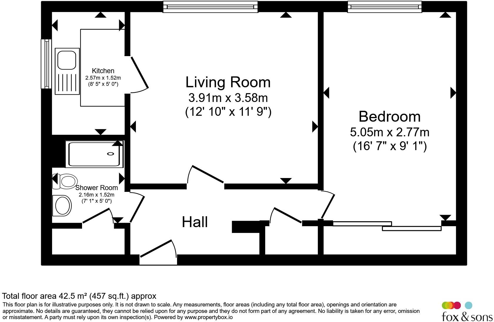Brookside Avenue, Polegate floorplan