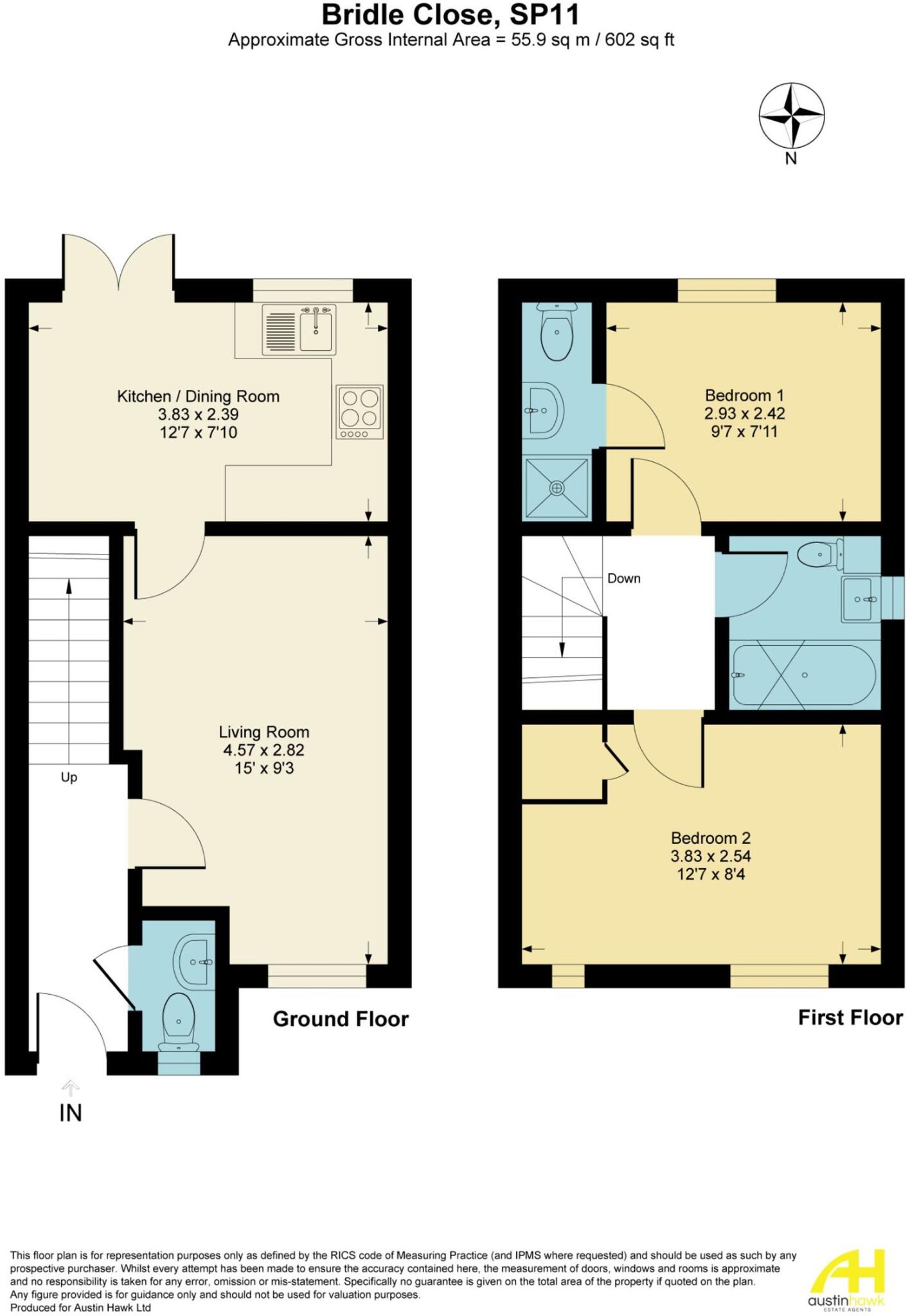 Bridle Close, Andover, SP11 floorplan