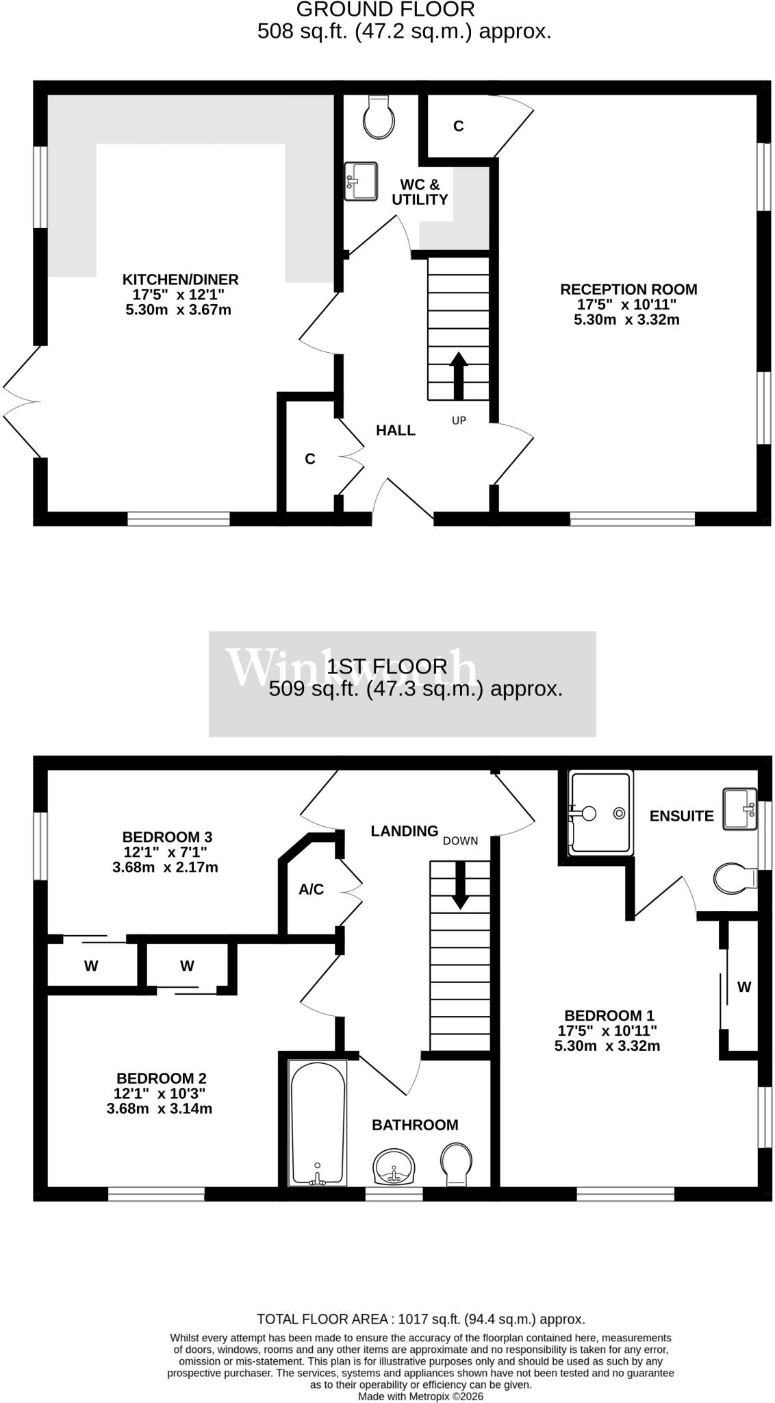 Pepperpot Drive, Trowse, Norwich, Norfolk, NR14 floorplan