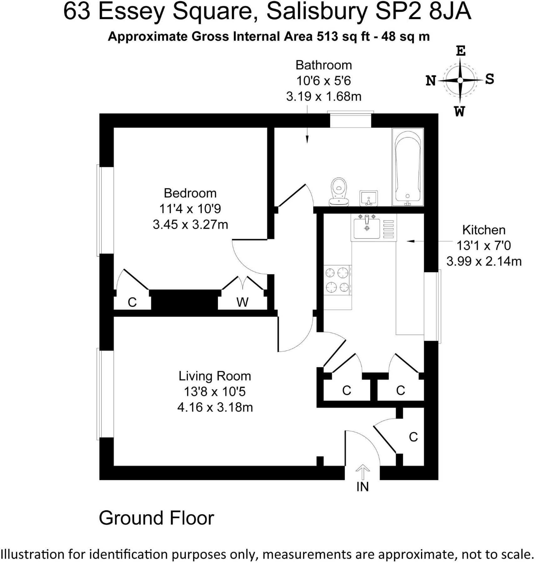 Essex Square, Salisbury, SP2 floorplan