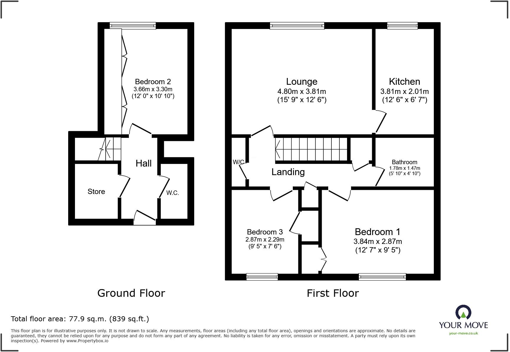 Melville Court, Chatham, Kent, ME4 floorplan