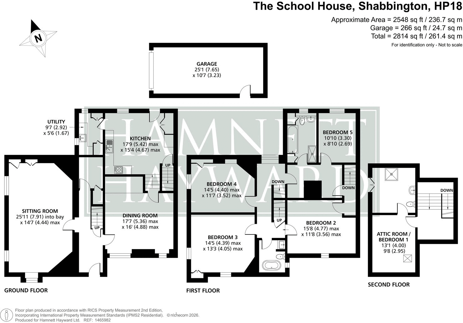 The School House, Shabbington floorplan