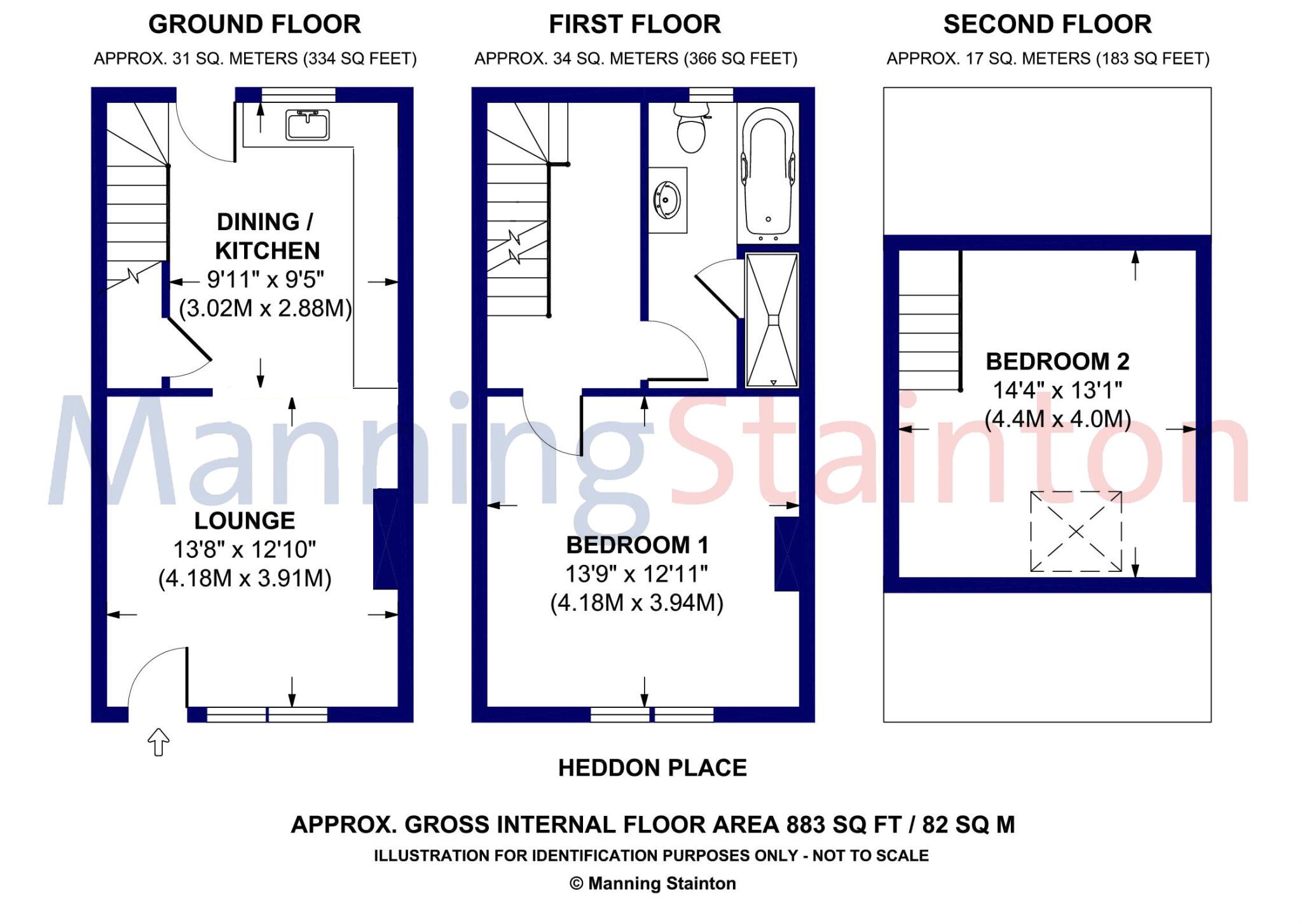 Heddon Place, Headingley, Leeds, West Yorkshire floorplan