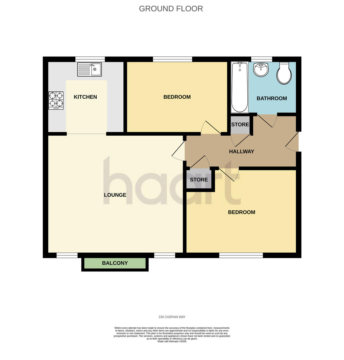 Caspian Way, Purfleet floorplan