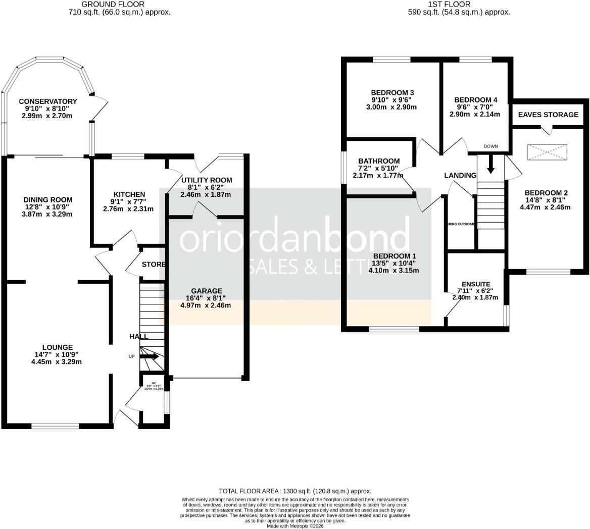 Flinters Close, Wootton Fields, Northampton NN4 floorplan