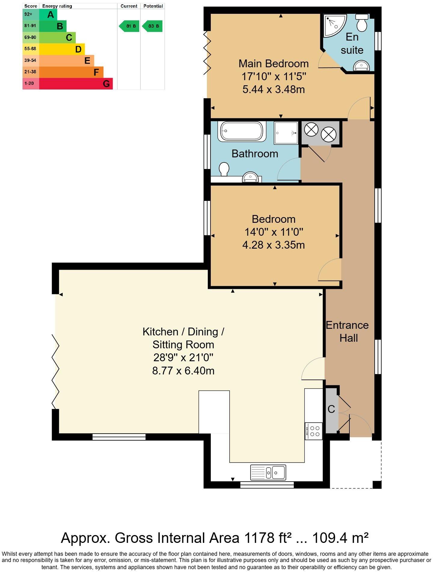 Osborne Road, Crowborough floorplan