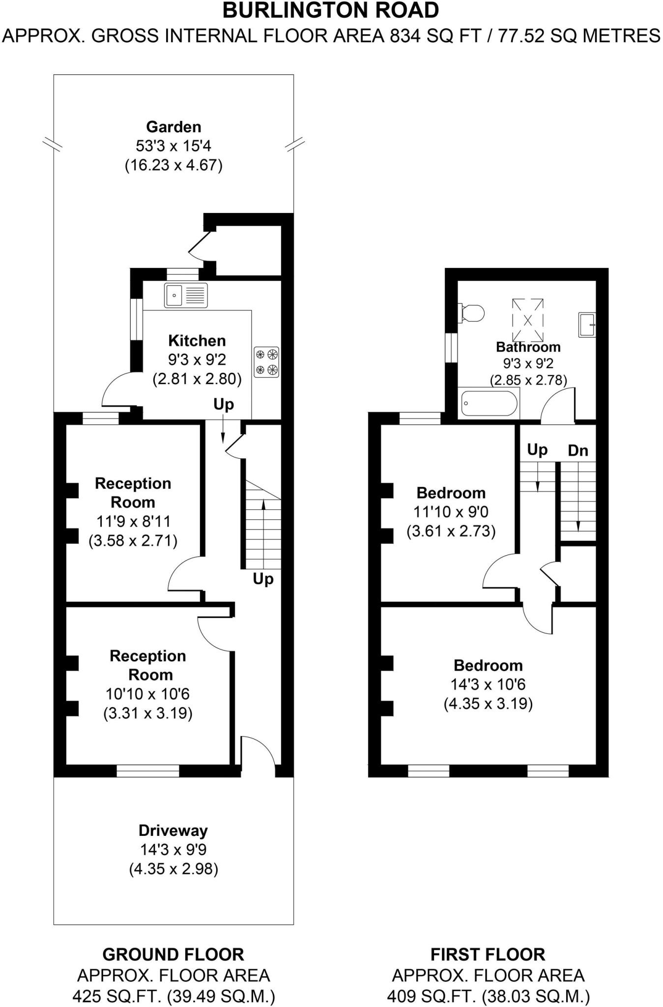 Burlington Road, New Malden, KT3 floorplan