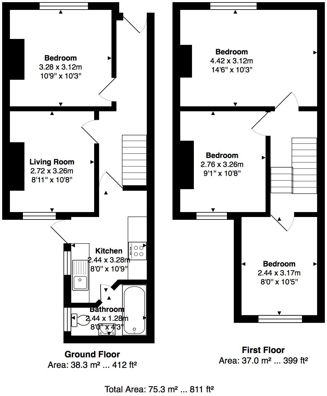 Franklin Street, Brighton, East Sussex, BN2 floorplan