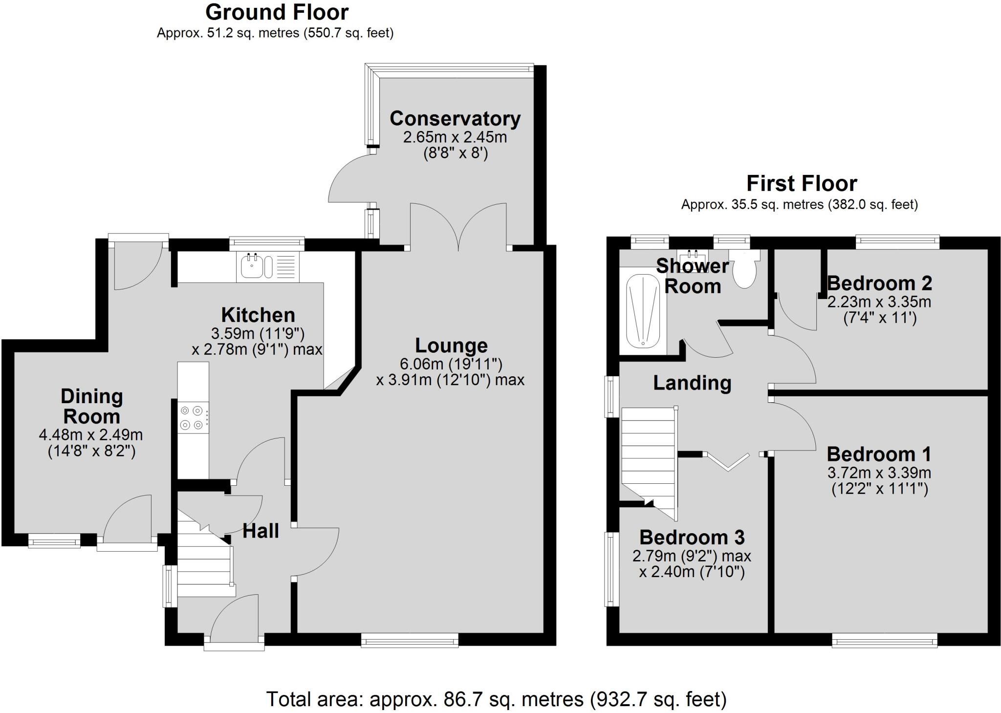 Pine Close, Lincoln floorplan