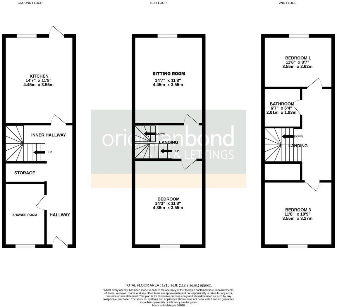 Poppyfield Court, Lings, Northampton NN3 floorplan