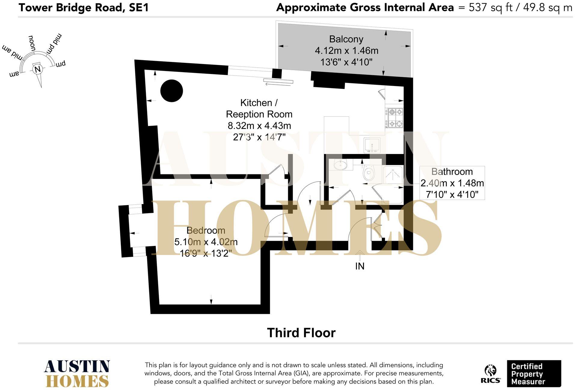 Tower Bridge Road, London, SE1 floorplan