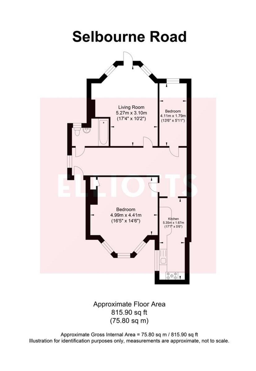Selborne Road, Hove floorplan