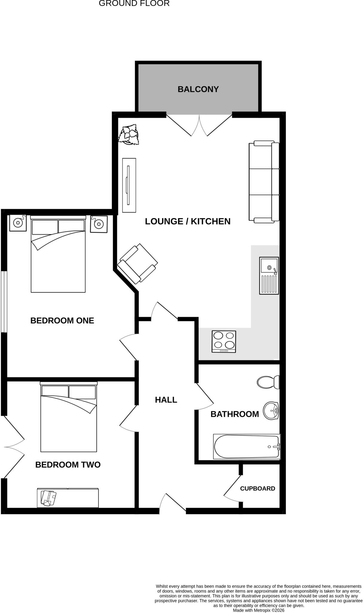 Tackeroo Court, Bracken Close, Hednesford, Cannock, WS12 floorplan