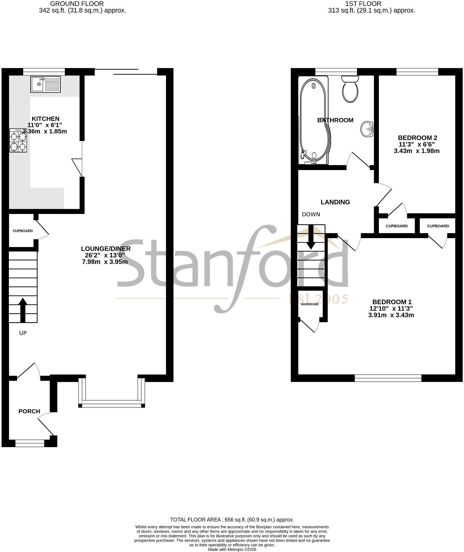 Millbridge Gardens, Southampton, Hampshire, SO19 floorplan