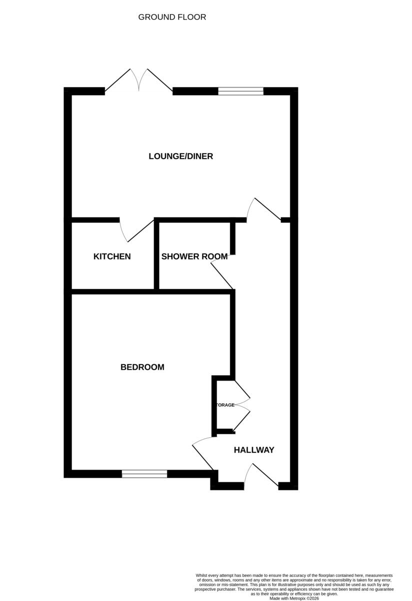 Poplar Cottages High Street, Thorpe-Le-Soken floorplan
