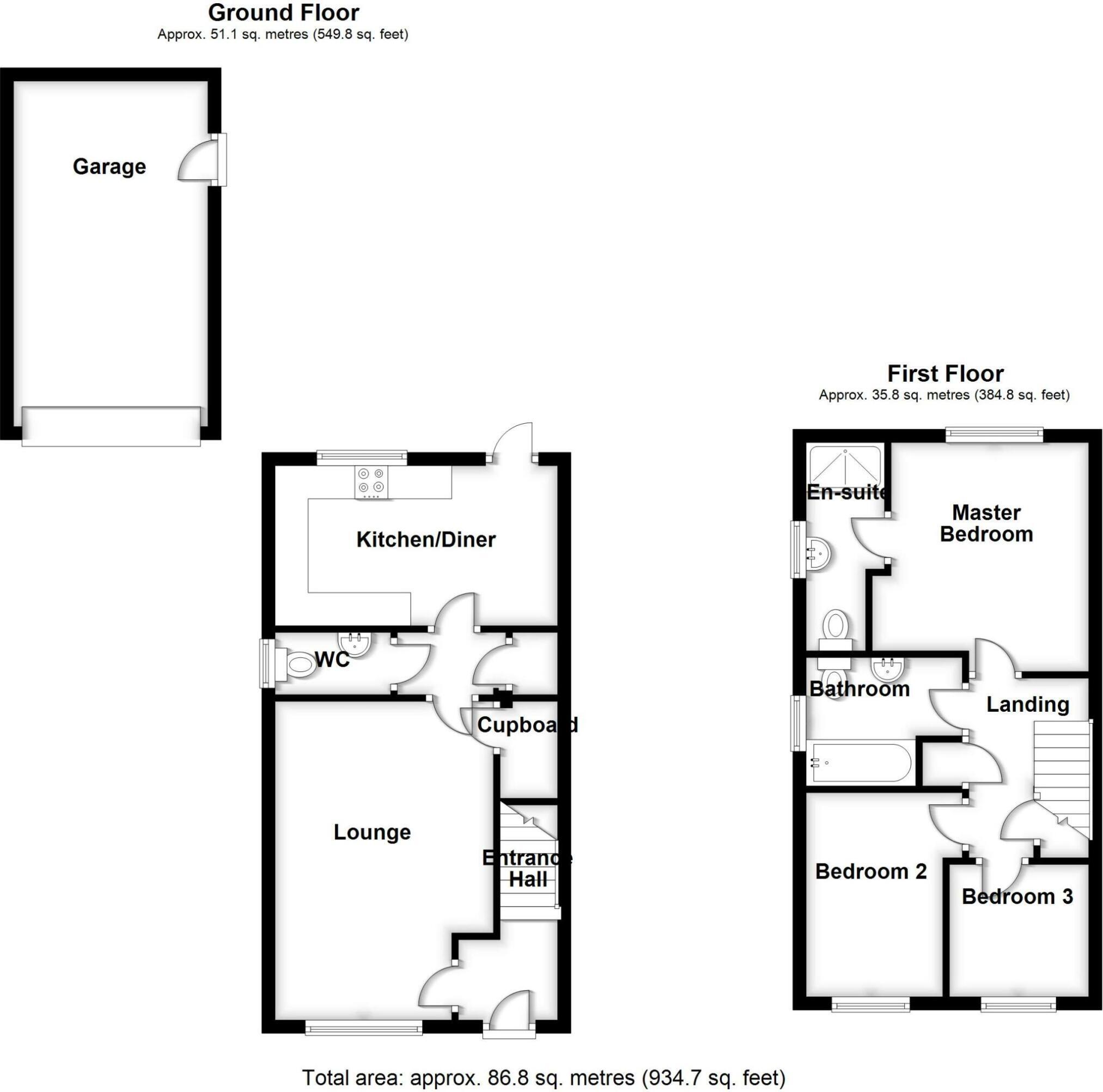 Churchfields Road, Folkingham, Sleaford, Lincolnshire, NG34 floorplan