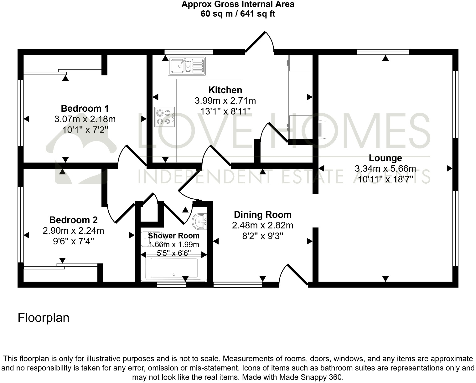 Austin Way, Carr Bridge Residential Park, Blackpool, Lancashire, FY4 5RQ floorplan