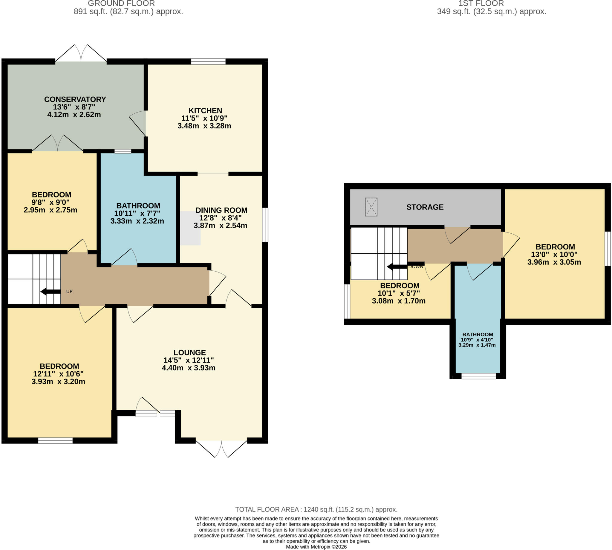 Acacia Drive, Castleford, Wakefield floorplan