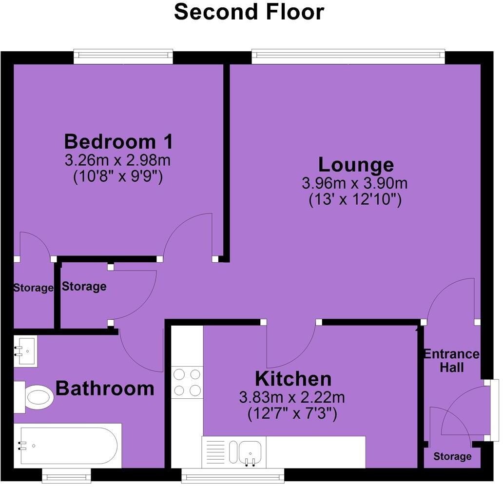 Aylesby Court, Wilbraham Road, Chorlton floorplan