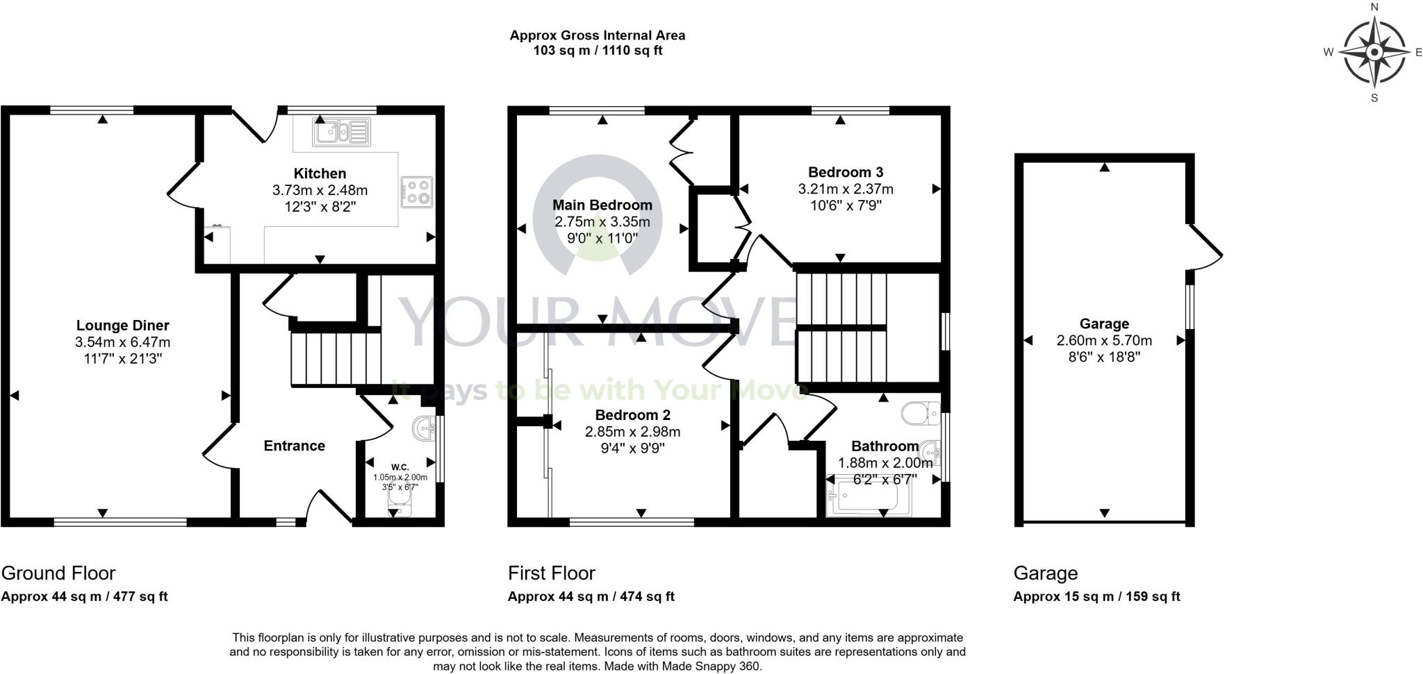 Cedar Drive, Glenrothes, Fife, KY7 floorplan