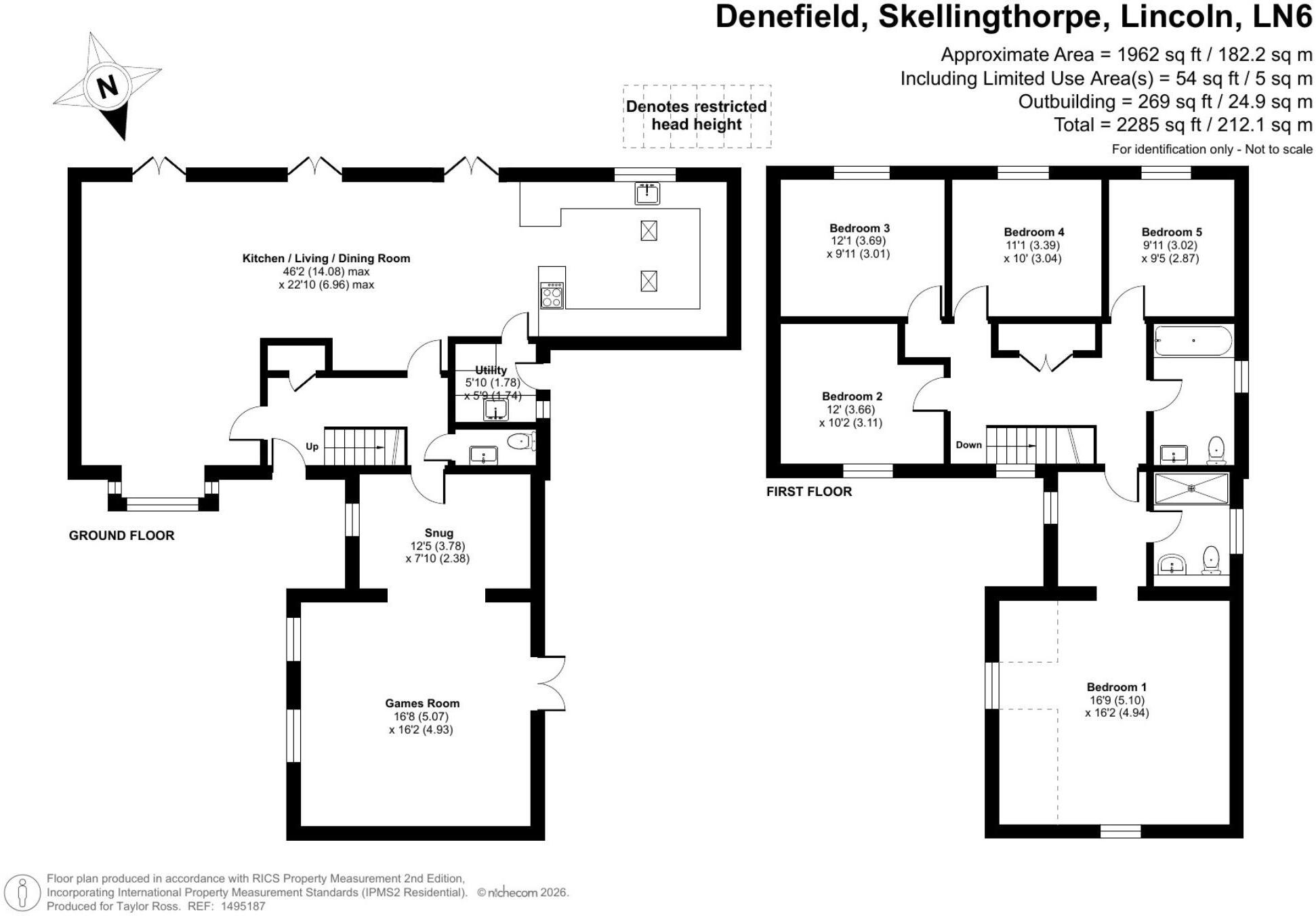 Denefield, Skellingthorpe, LN6 floorplan