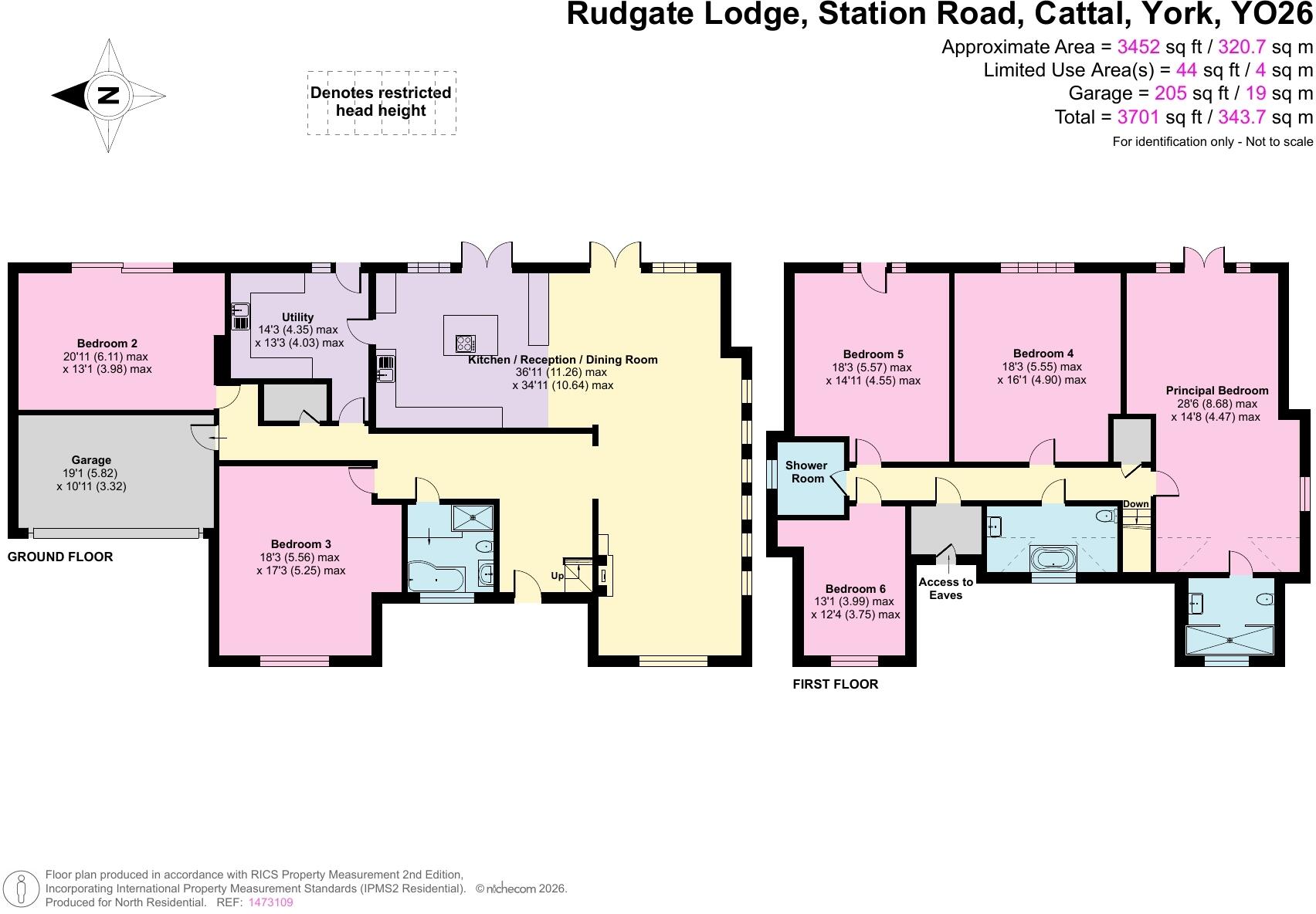 Station Road, Cattal, York, YO26 floorplan