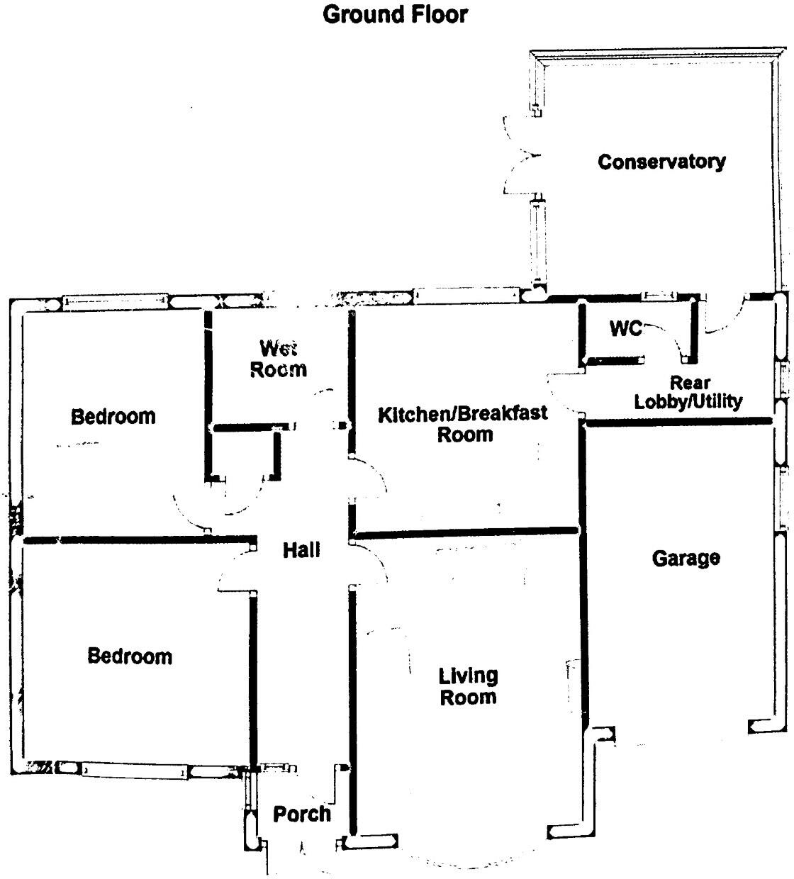 Cherry Lane, Fleet Hargate, Spalding, Lincolnshire, PE12 floorplan