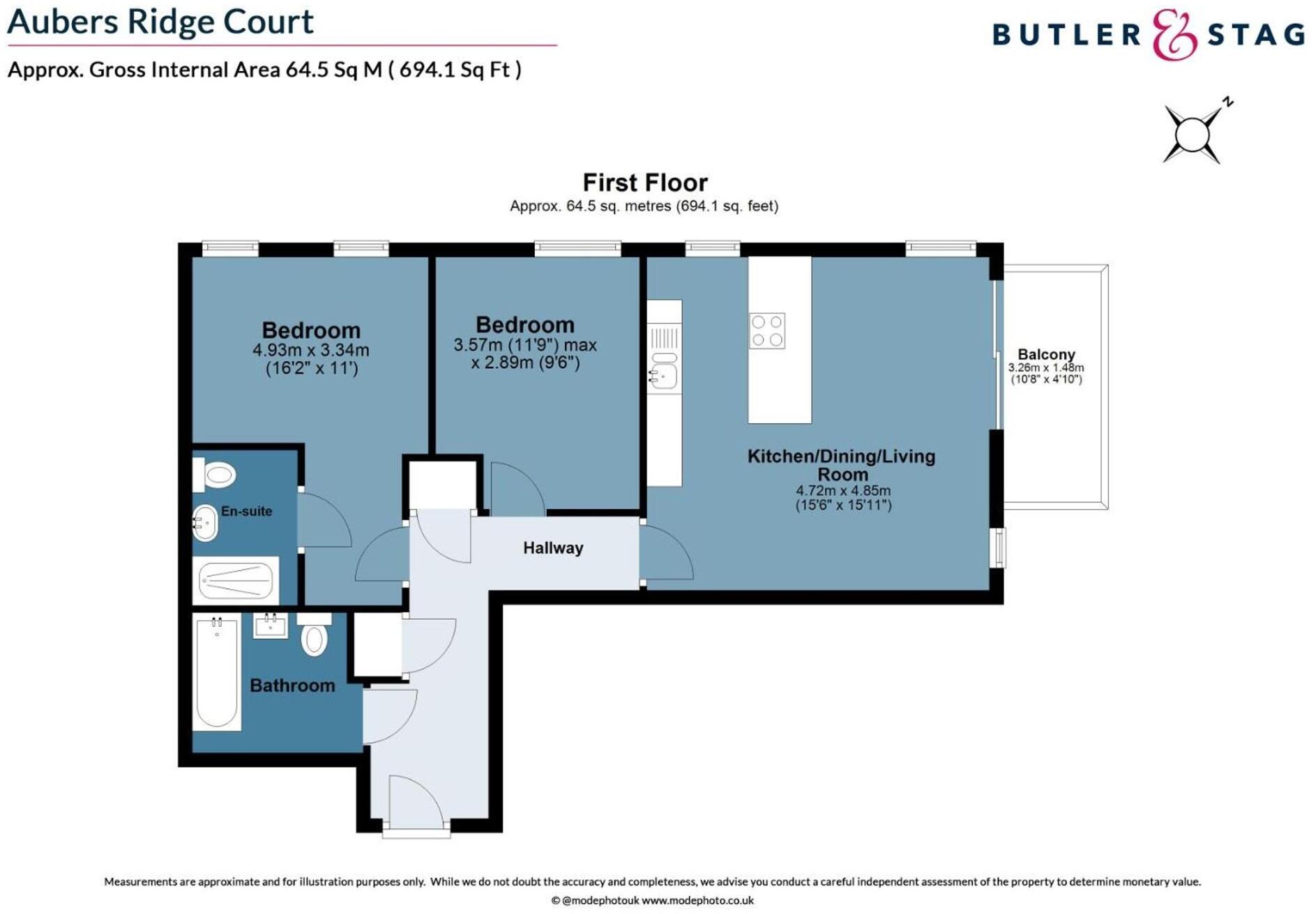 Festubert Place, Aubers Ridge Court, E3 floorplan