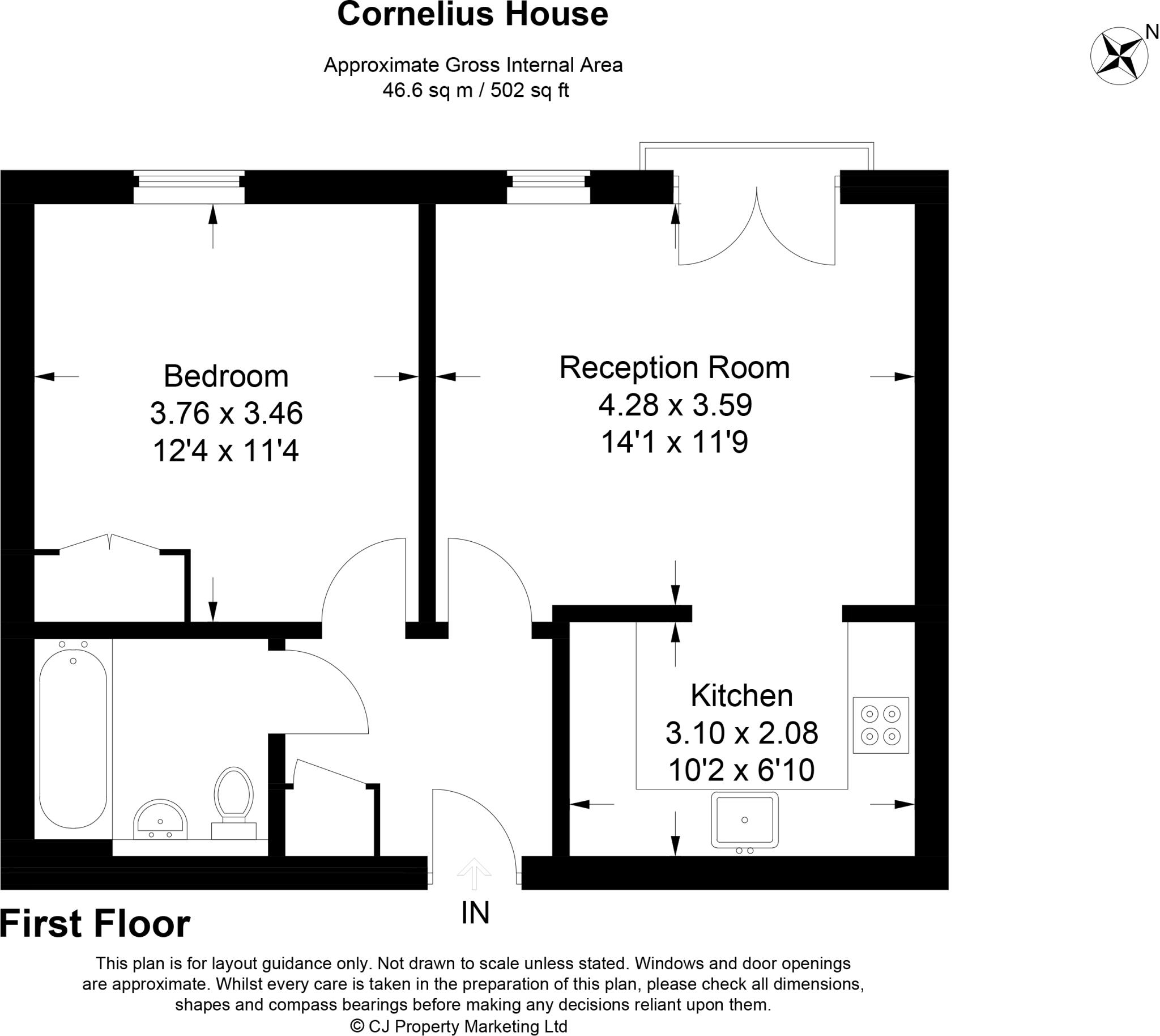Chiltern Close Watford WD18 floorplan