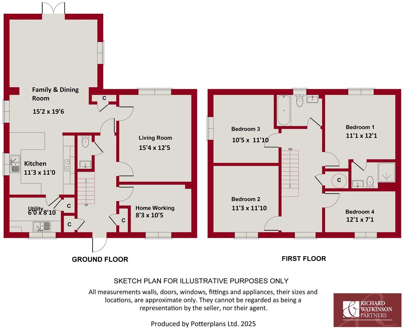 Juniper Court, Easthorpe floorplan