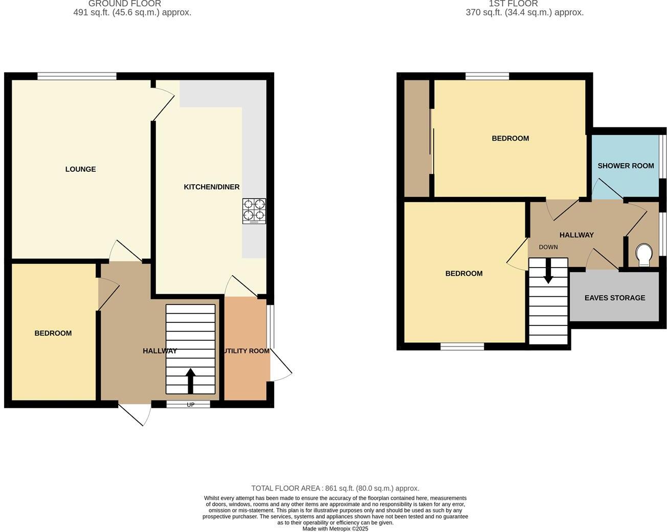 Next to Park  Linden Way, Canvey Island floorplan