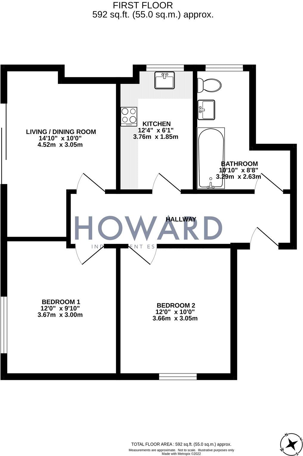 Cambridge House, Redland Road, Bristol, BS6 floorplan