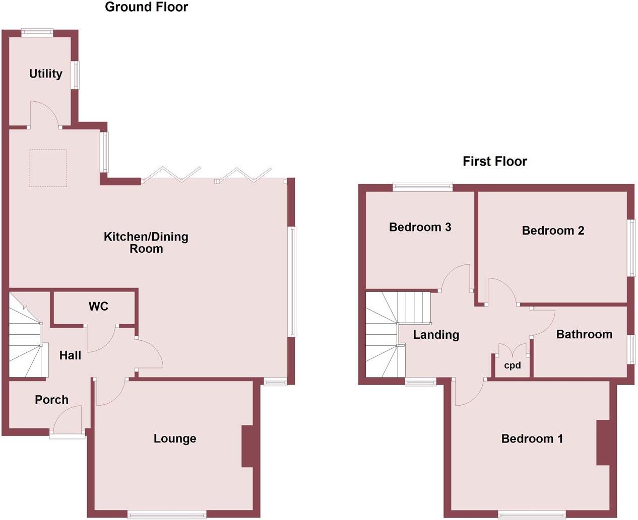 Hooton Road, Willaston, Neston floorplan