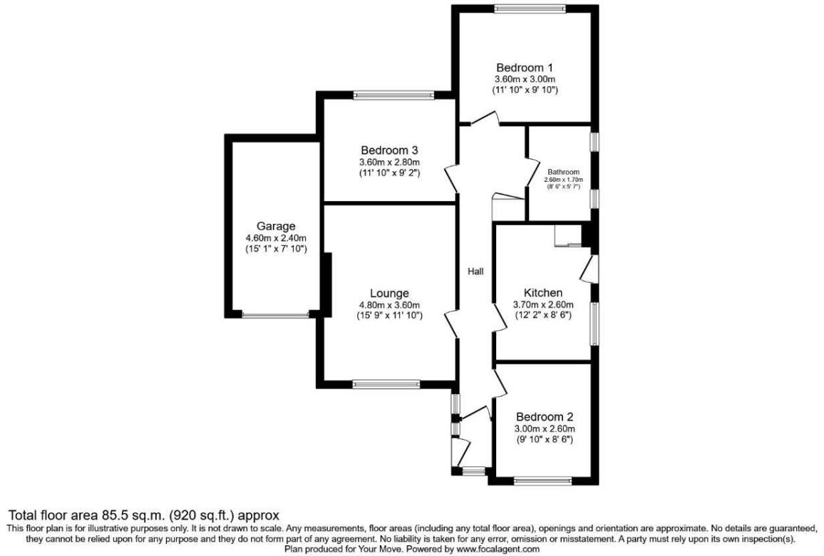 Newbury Avenue, Maidstone, Kent, ME16 floorplan