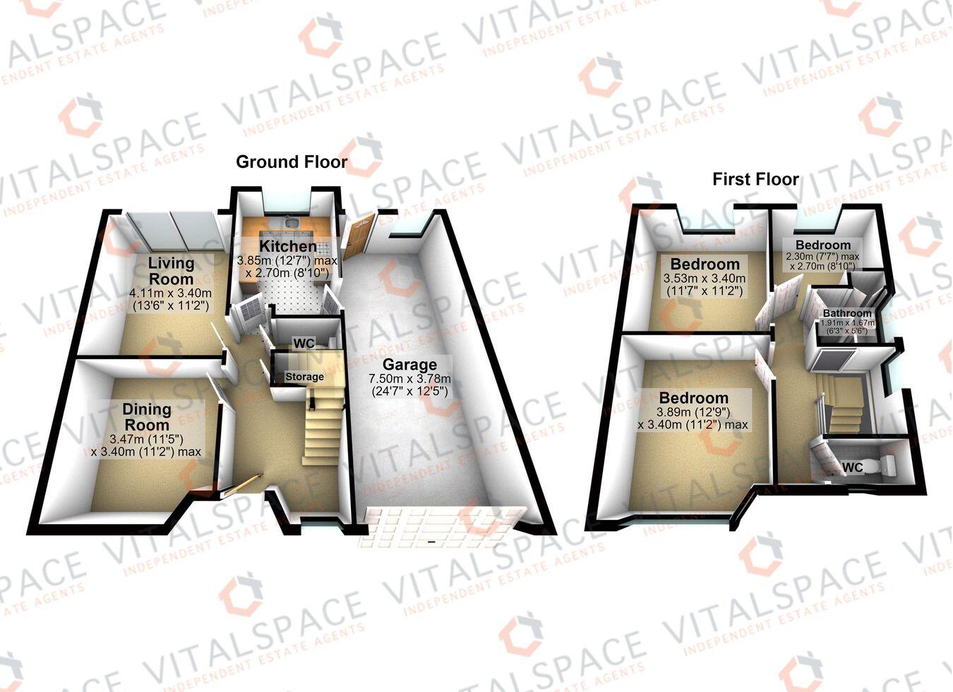 Westmorland Road, Urmston, Manchester, M41 floorplan